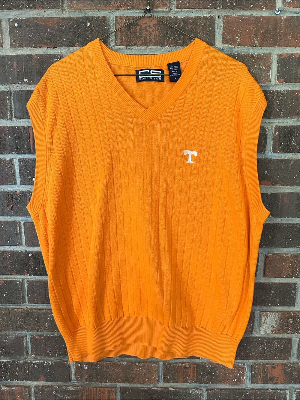Vintage 1990s Crable Sportswear Tennessee Volunteers Sweater Vest